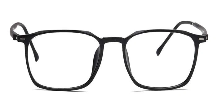 Xstyl by Coolwinks E12A6755 Matte Black Full Frame Retro Square Eyeglasses for Men and Women-