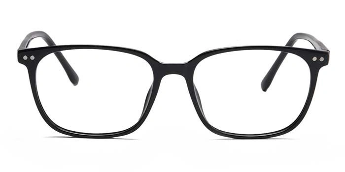 Xstyl by Coolwinks E12B6717 Glossy Black Full Frame Retro Square Eyeglasses for Men and Women-