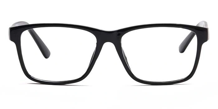 Xstyl by Coolwinks E12B6740 Glossy Black Full Frame Retro Square Eyeglasses for Men and Women-