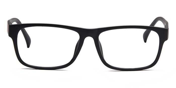 Xstyl by Coolwinks E12B6742 Matte Black Full Frame Retro Square Eyeglasses for Men and Women-