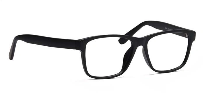 Xstyl by Coolwinks E12C6740 Matte Black Full Frame Retro Square Eyeglasses for Men and Women-BLACK-2