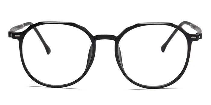 Xstyl by Coolwinks E12B6729 Matte Black Full Frame Round Eyeglasses for Men and Women-