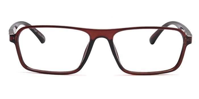 Xstyl by Coolwinks E15A6712 Glossy Brown Full Frame Rectangle Eyeglasses for Men and Women-