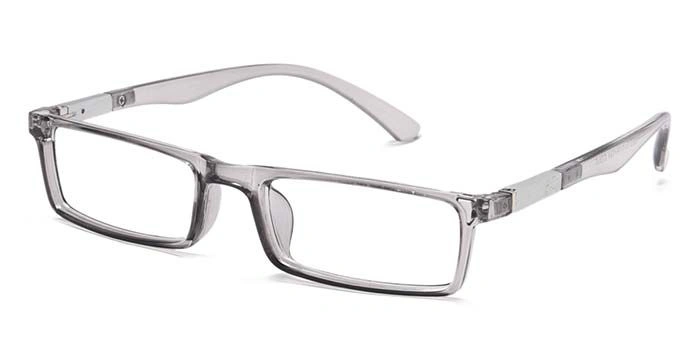 Xstyl by Coolwinks E16B6710 Glossy Grey Full Frame Rectangle Eyeglasses for Men and Women-GREY-1