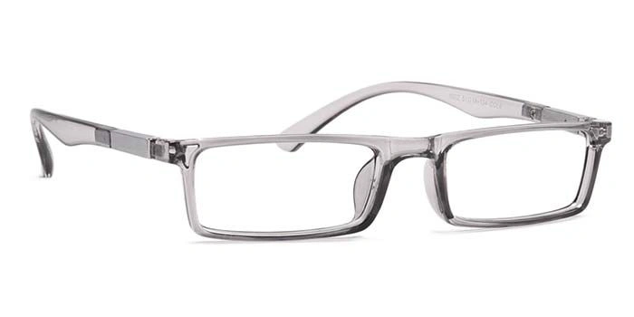 Xstyl by Coolwinks E16B6710 Glossy Grey Full Frame Rectangle Eyeglasses for Men and Women-GREY-2