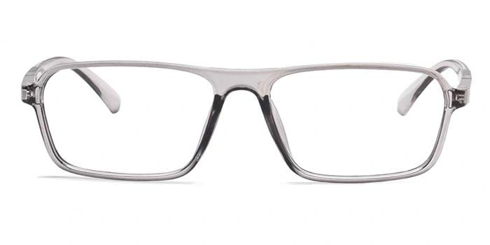 Xstyl by Coolwinks E16B6712 Glossy Grey Full Frame Retro Square Eyeglasses for Men and Women-