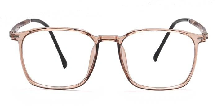 Xstyl by Coolwinks E44B6755 Glossy Peach Full Frame Retro Square Eyeglasses for Women-