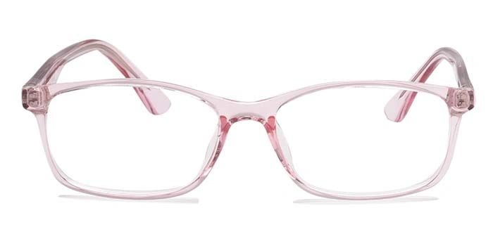 Xstyl by Coolwinks E23A6716 Glossy Pink Full Frame Rectangle Eyeglasses for Women-