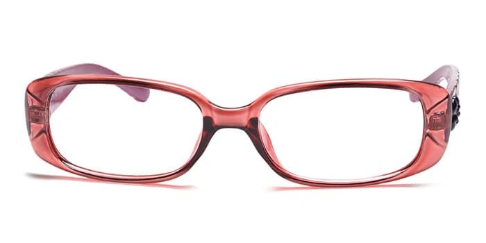 Xstyl by Coolwinks E23C5060 Glossy Pink Full Frame Rectangle Eyeglasses for Women-