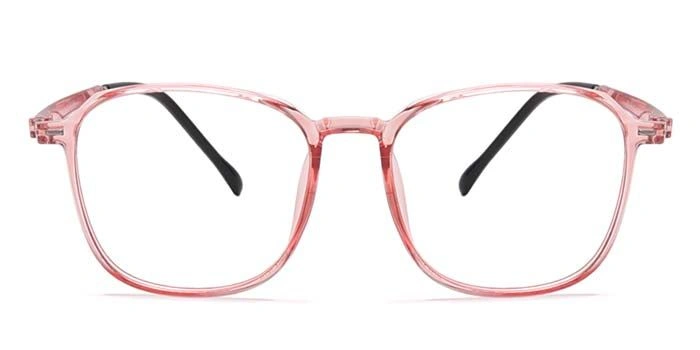 Xstyl by Coolwinks E23A6731 Glossy Pink Full Frame Retro Square Eyeglasses for Women-