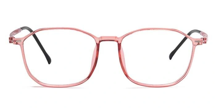 Xstyl by Coolwinks E23A6757 Glossy Pink Full Frame Retro Square Eyeglasses for Women-