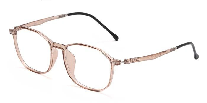 Xstyl by Coolwinks E23B6756 Glossy Pink Full Frame Retro Square Eyeglasses for Women-PINK-1