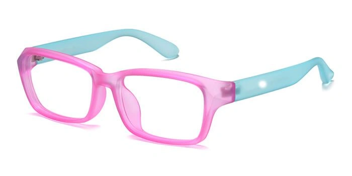 Xstyl by Coolwinks E23D5047 Matte Pink Full Frame Retro Square Eyeglasses for Women-PINK-1