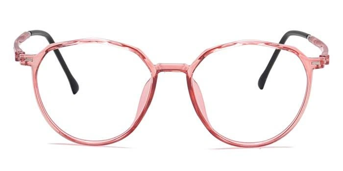 Xstyl by Coolwinks E23B6754 Glossy Pink Full Frame Round Eyeglasses for Women-