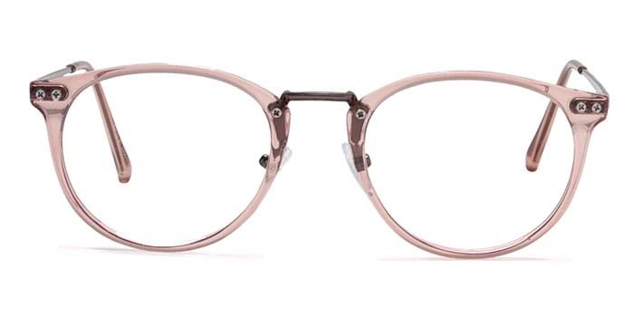 Xstyl by Coolwinks E23B6762 Glossy Pink Full Frame Round Eyeglasses for Women-