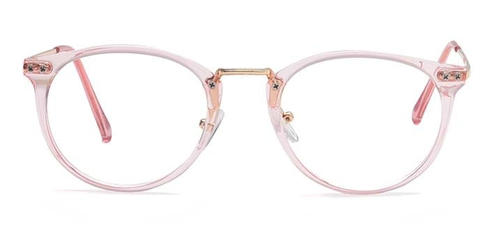 Xstyl by Coolwinks E23B6763 Glossy Pink Full Frame Round Eyeglasses for Women-