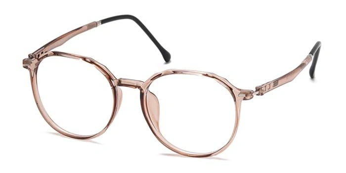 Xstyl by Coolwinks E23C6729 Glossy Pink Full Frame Round Eyeglasses for Women-PINK-1