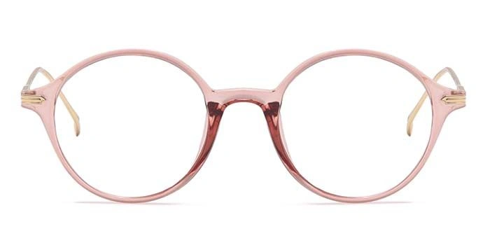 Xstyl by Coolwinks E23C6736 Glossy Pink Full Frame Round Eyeglasses for Women-