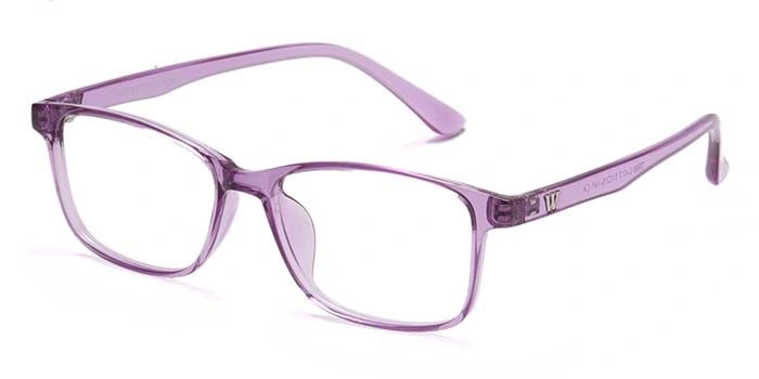 Xstyl by Coolwinks E17B6769 Glossy Purple Full Frame Rectangle Eyeglasses for Women-PURPLE-1