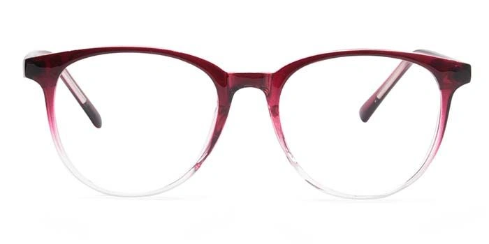 Xstyl by Coolwinks E33A6715 Glossy Wine Full Frame Round Eyeglasses for Men and Women-