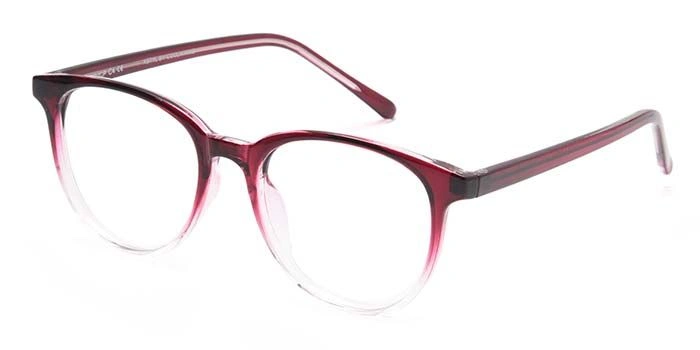 Xstyl by Coolwinks E33A6715 Glossy Wine Full Frame Round Eyeglasses for Men and Women-WINE-1