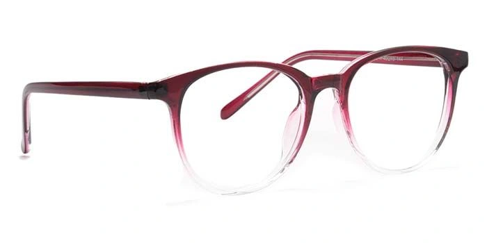 Xstyl by Coolwinks E33A6715 Glossy Wine Full Frame Round Eyeglasses for Men and Women-WINE-2