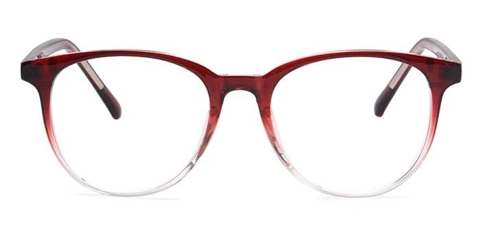 Xstyl by Coolwinks E33B6715 Glossy Wine Full Frame Round Eyeglasses for Men and Women-