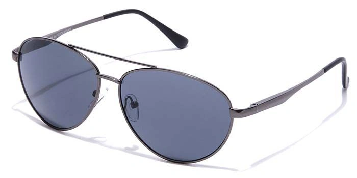 Elite by Coolwinks S12C6455 Black Tinted Pilot Sunglasses for Men and Women-BLACK-1