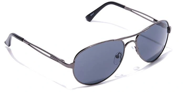 Elite by Coolwinks S12C6507 Black Tinted Pilot Sunglasses for Men and Women-TINTED-2