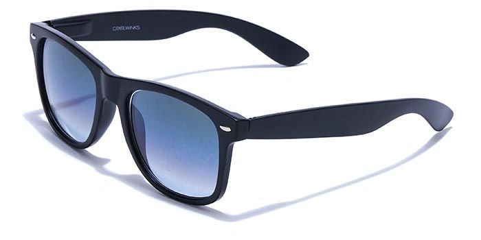 ELITE by Coolwinks S16A5329 Blue Gradient Retro Square Sunglasses for Men and Women-BLUE-1