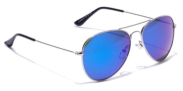 ELITE by Coolwinks S15A5303 Blue Mirror Pilot Sunglasses for Men and Women-BLUE-2