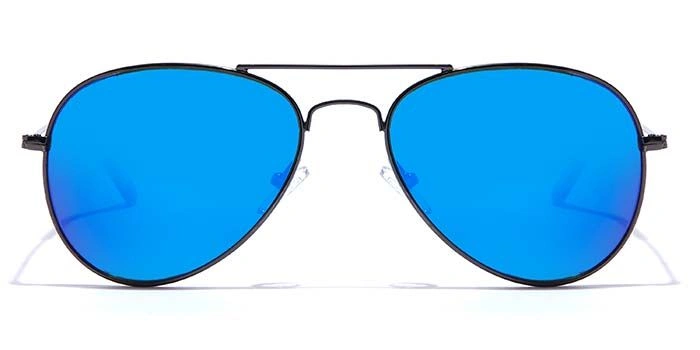 ELITE by Coolwinks S15C5303 Blue Mirror Pilot Sunglasses for Men and Women-