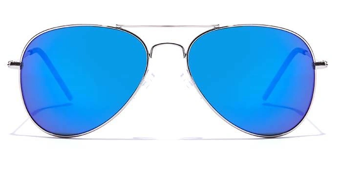 ELITE by Coolwinks S35B5394 Blue Mirror Pilot Sunglasses for Men and Women-