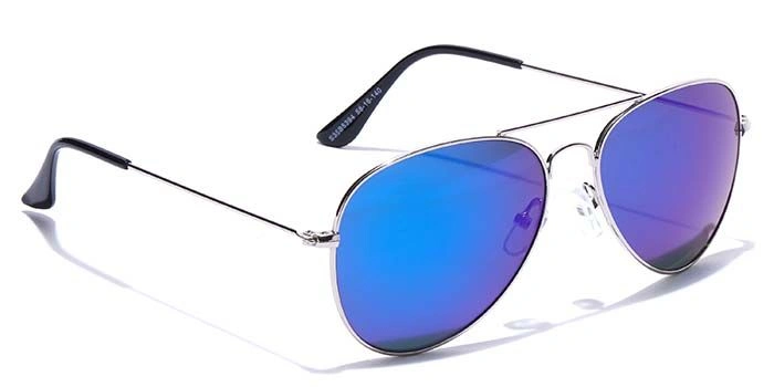 ELITE by Coolwinks S35B5394 Blue Mirror Pilot Sunglasses for Men and Women-BLUE-2