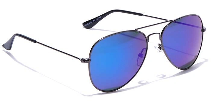 ELITE by Coolwinks S35C5394 Blue Mirror Pilot Sunglasses for Men and Women-BLUE-2