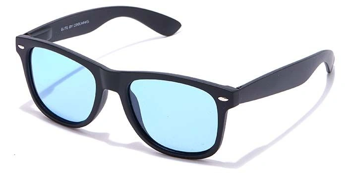 ELITE by Coolwinks S20A5471 Blue Polarized Retro Square Sunglasses for Men and Women-BLUE-1