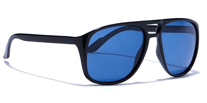 ELITE by Coolwinks S20A5495 Blue Polarized Retro Square Sunglasses for Men and Women-BLUE-2