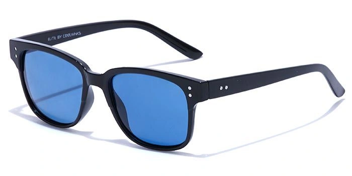 ELITE by Coolwinks S20A5525 Blue Polarized Retro Square Sunglasses for Men and Women-BLUE-1