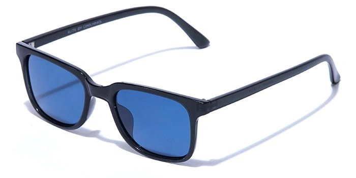 ELITE by Coolwinks S20A5560 Blue Polarized Retro Square Sunglasses for Men and Women-BLUE-1