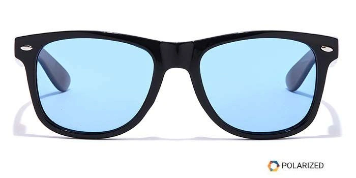 ELITE by Coolwinks S20B5471 Blue Polarized Retro Square Sunglasses for Men and Women-