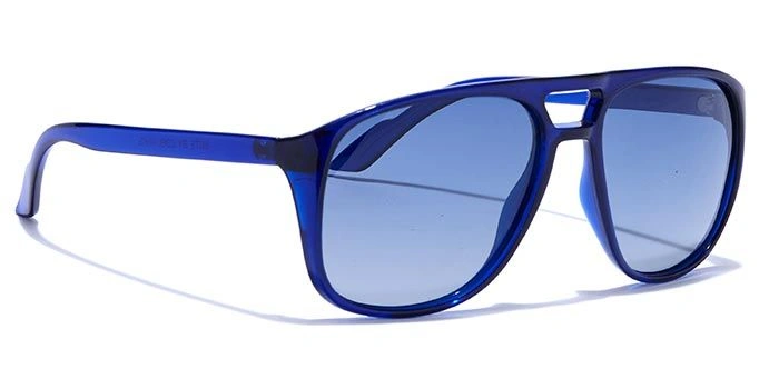 ELITE by Coolwinks S20B5502 Blue Polarized Retro Square Sunglasses for Men and Women-BLUE-2