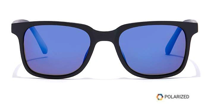 ELITE by Coolwinks S20C5568 Blue Polarized Retro Square Sunglasses for Men and Women-