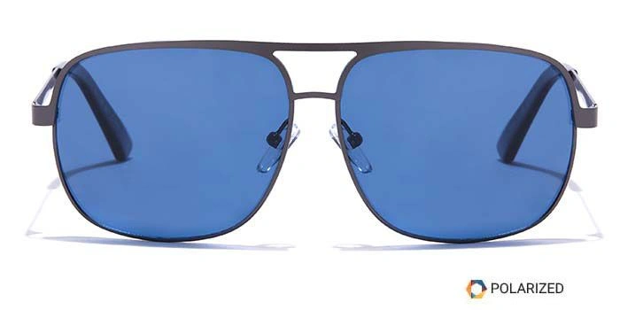 ELITE by Coolwinks S20C5401 Blue Polarized Wraparound Sunglasses for Men and Women-