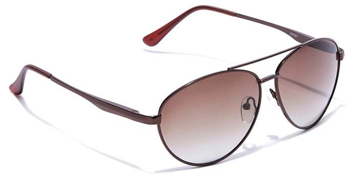 Elite by Coolwinks S15C6454 Brown Gradient Pilot Sunglasses for Men and Women-BROWN-2