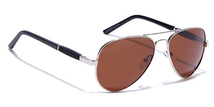 ELITE by Coolwinks S15B5586 Brown Polarized Pilot Sunglasses for Men and Women-BROWN-2