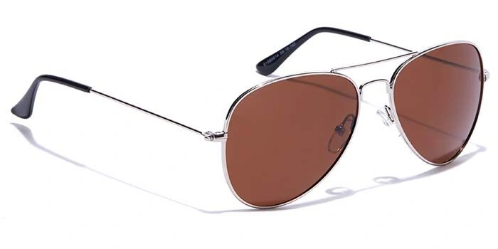 ELITE by Coolwinks S15B5614 Brown Polarized Pilot Sunglasses for Men and Women-BROWN-2