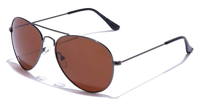 ELITE by Coolwinks S15C5413 Brown Polarized Pilot Sunglasses for Men and Women-BROWN-1