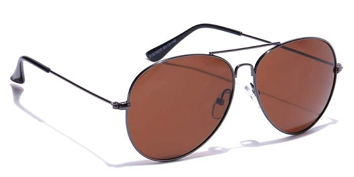 ELITE by Coolwinks S15C5530 Brown Polarized Pilot Sunglasses for Men and Women-BROWN-2