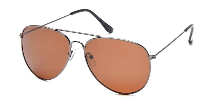 ELITE by Coolwinks S15C5544 Brown Polarized Pilot Sunglasses for Men and Women-BROWN-1