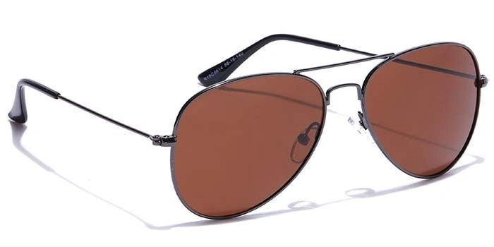 ELITE by Coolwinks S15C5614 Brown Polarized Pilot Sunglasses for Men and Women-BROWN-2